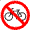 no bikes