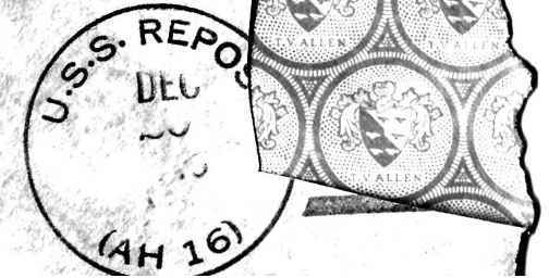 envelop postmarked USS Repose