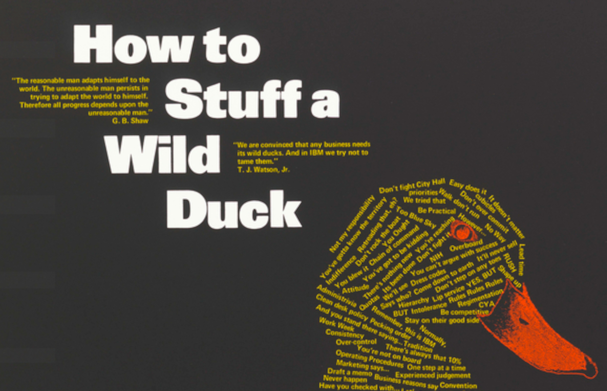 How to Stuff a Wild Duck