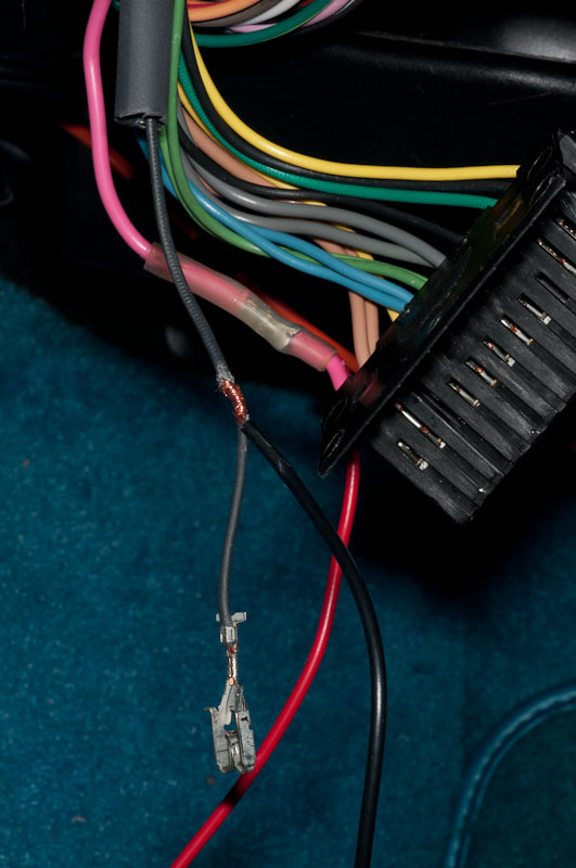 Splice, not yet soldered